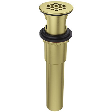 Pfister Pfister Universal Grid Strainer w/Overflow Brushed Gold T47-9GSBG